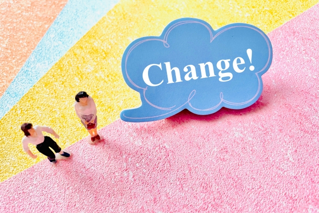 写真素材：変化